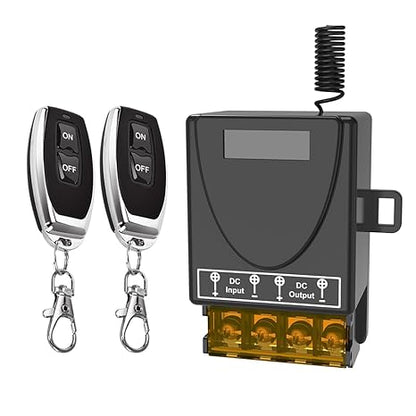 GLC 3km Long Distance 30a Relay Rf Remote Control Switch 24v Wireless Switch Receiver Dc12v Wireless Remote Switch With Feedback