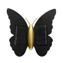 Butterfly Solar Wall Light Solar Powered Wall Light Motion Sensor Outdoor Wall Lantern Outside Yard Lamp for Garden Yard Hallway