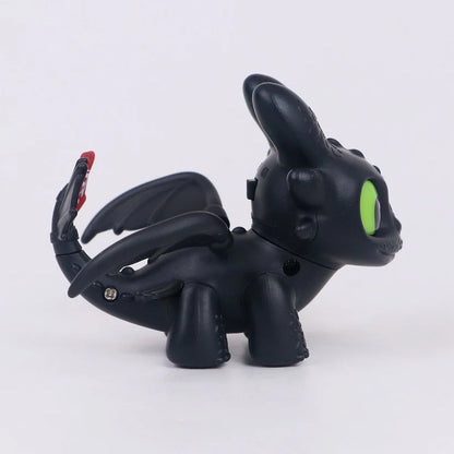 Light-Up Toothless Dragon Keychain